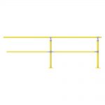 Warehouse safety barriers, forklift safety barriers, mezzanine pallet gates