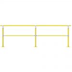 Warehouse safety barriers, forklift safety barriers, mezzanine pallet gates