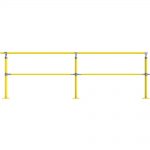 Warehouse safety barriers, forklift safety barriers, mezzanine pallet gates
