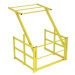 Warehouse safety barriers, forklift safety barriers, mezzanine pallet gates