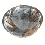 Reflective dome ceiling showing interior architecture.