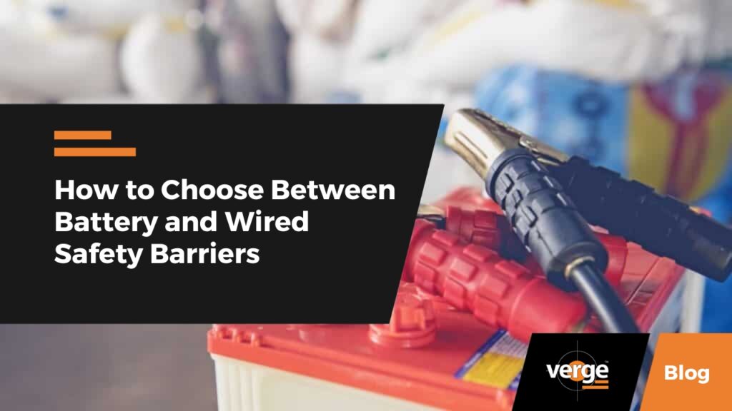 How to Choose Between Battery and Wired Safety Barriers