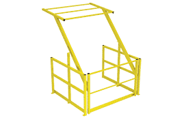 roll over gate mezzanine safety solutions