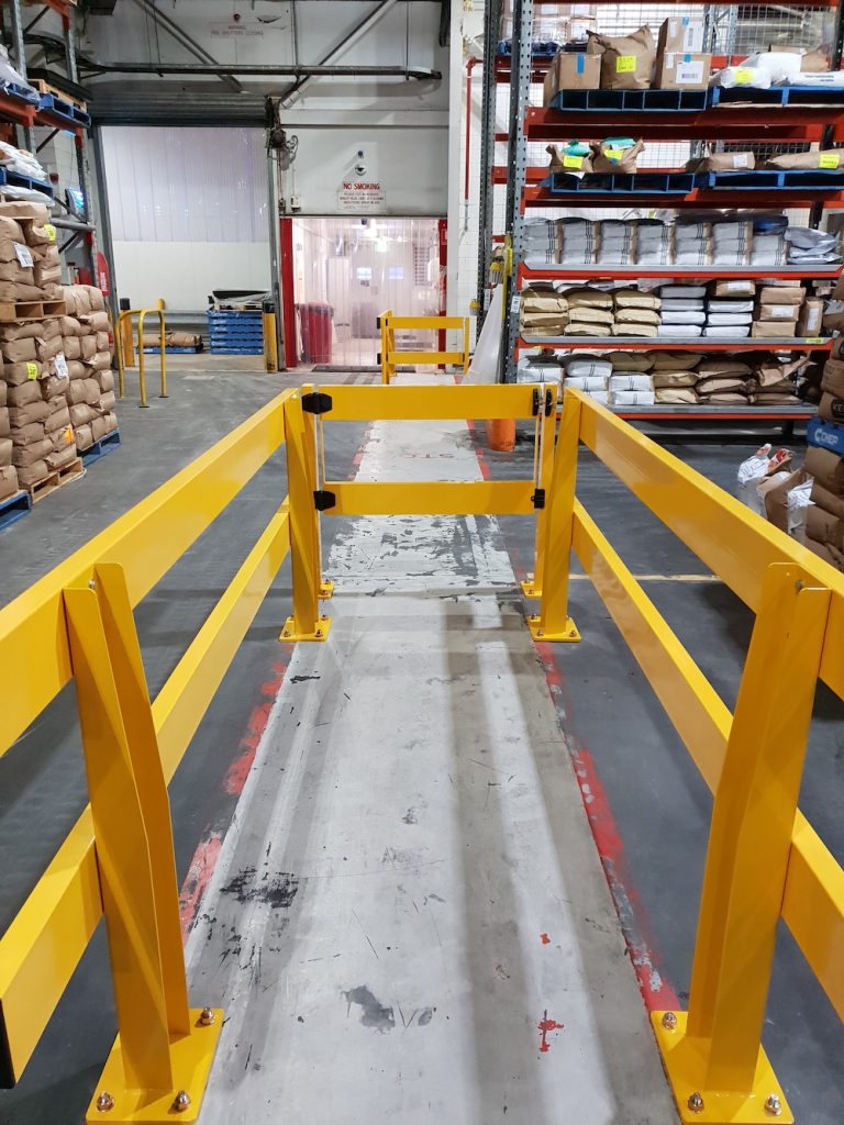 pedestrian forklift warehouse safety