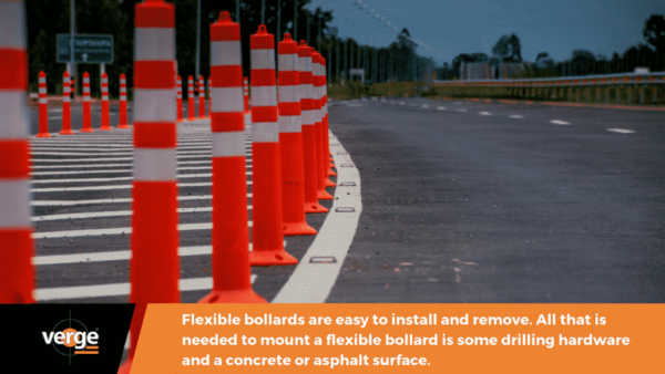 Benefits and Uses of Flexible Bollards - Verge Safety Barriers