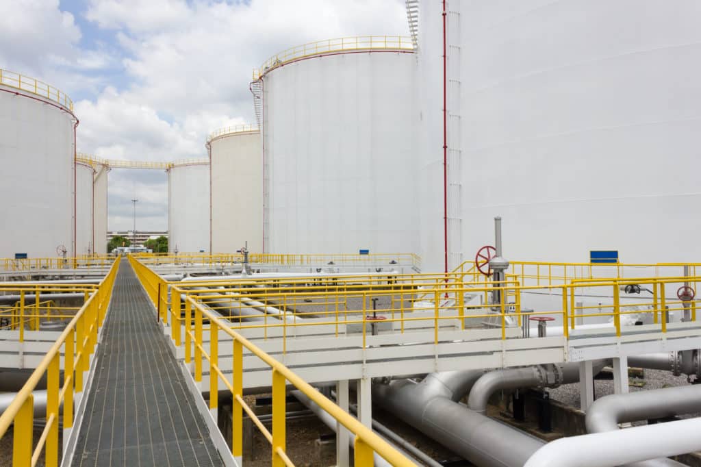 verge fuel depot safety barriers