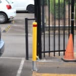 EV307 90mm dia In-Ground Removable Lockable Verge Safety Bollards