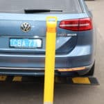 EV307 90mm dia In-Ground Removable Lockable Verge Safety Bollard