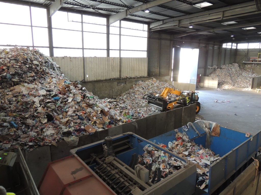 verge recycling centre safety barrier