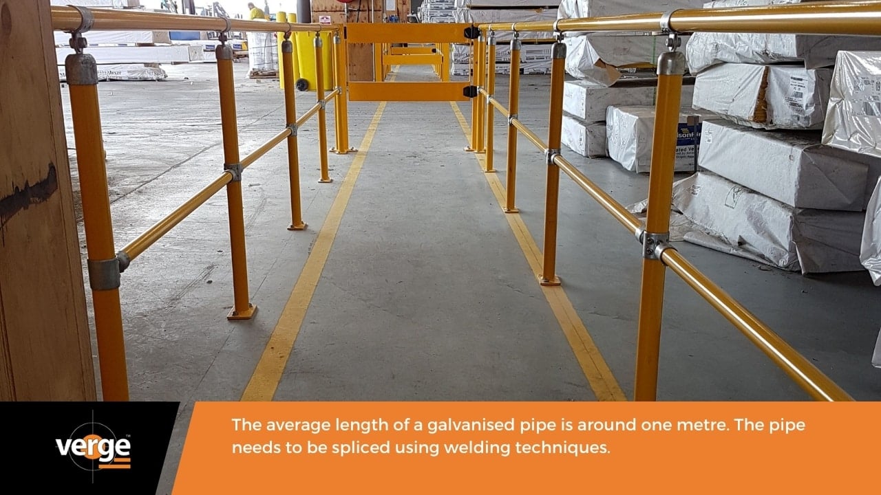 Benefits of a Modular Handrail » Modular Handrail A modular handrail has a continuous length.