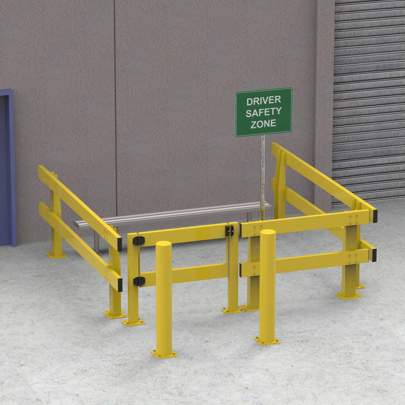 Loading & Unloading Exclusion Zone | Verge Safety Barriers