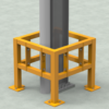 EV354 – Column Protector (Square) - 740mm High - Image 2