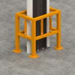 Safety guard around structural support column