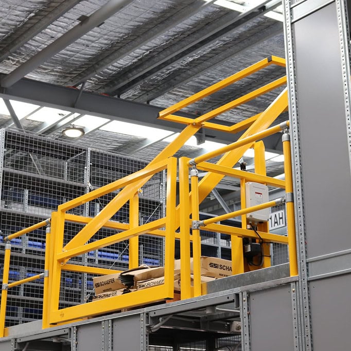 Pallet Transfer Points and Rollover Gates