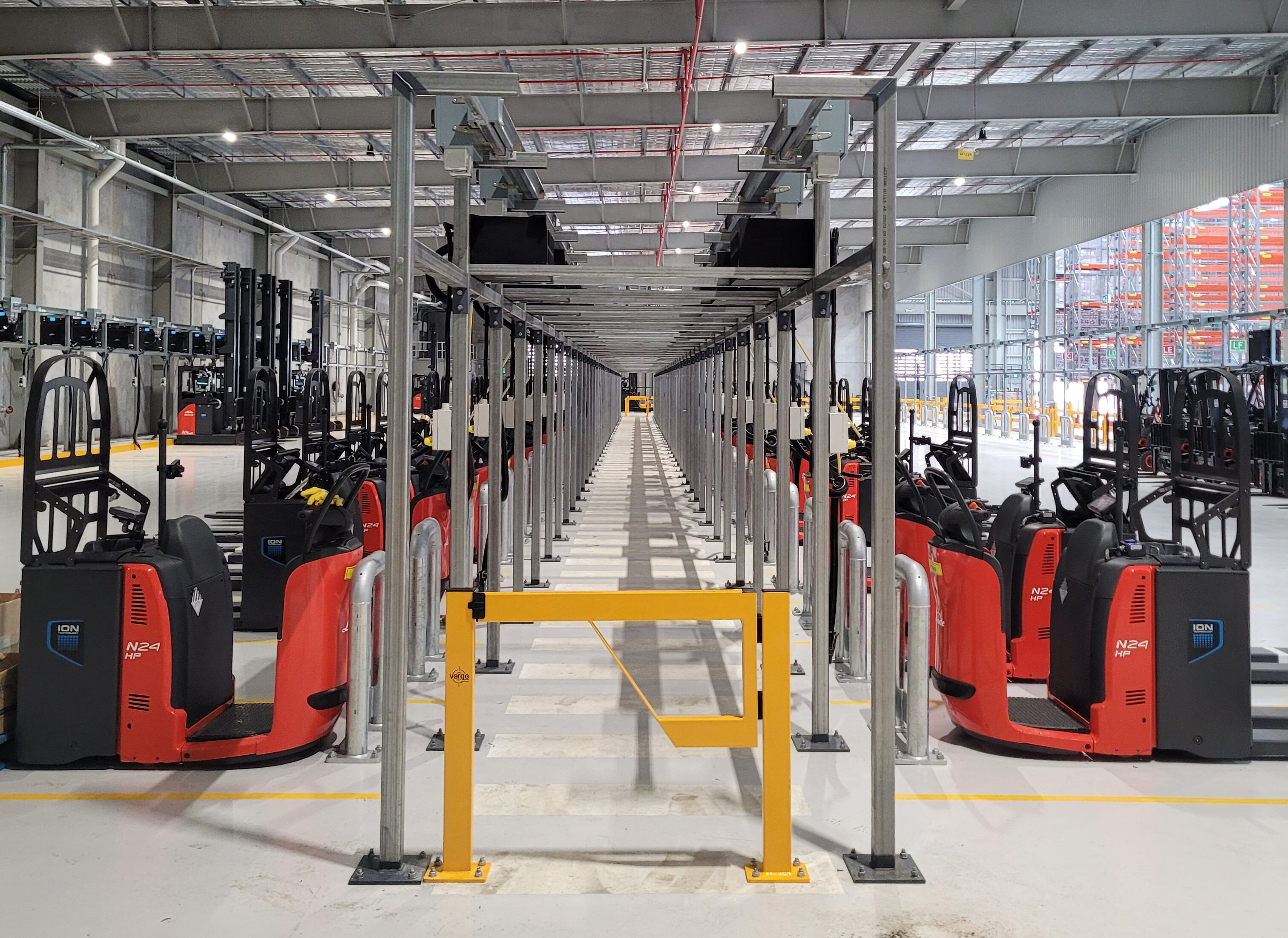 Battery Charging and Maintenance Bays