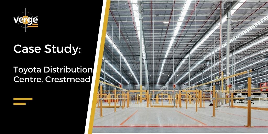 Inside view of Toyota Distribution Centre, Crestmead.