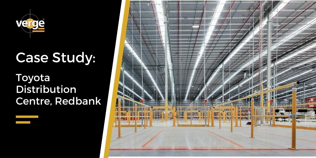 Interior view of Toyota Distribution Centre, Redbank.