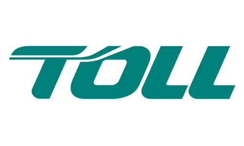 TOLL logo in teal colour