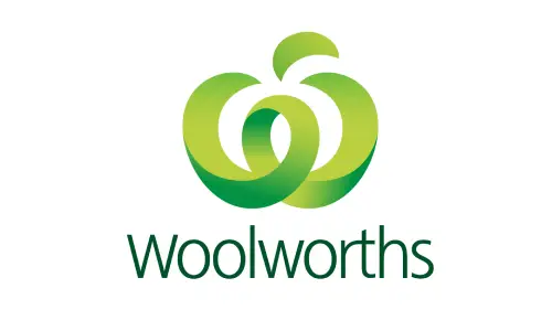 Woolworths logo featuring green stylised design