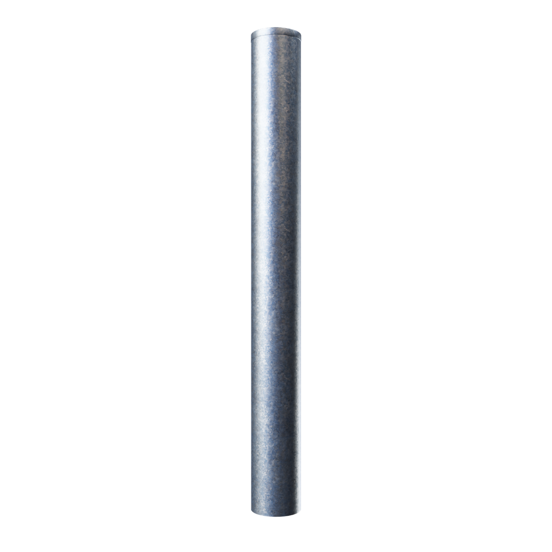 ev341 heavy duty in ground verge safety bollard 219mm x 2100mm