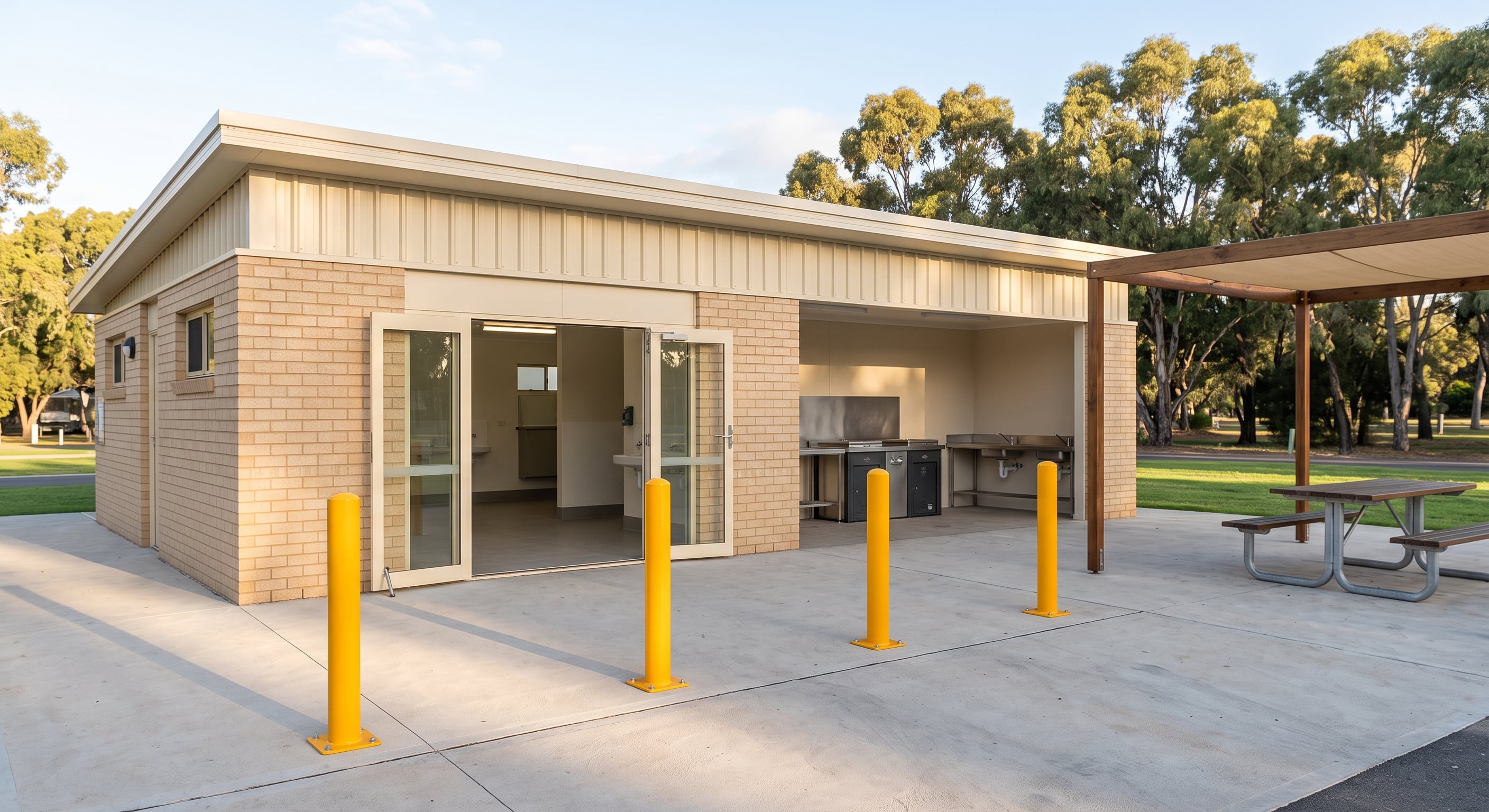 Camp Kitchen and Amenities Buildings