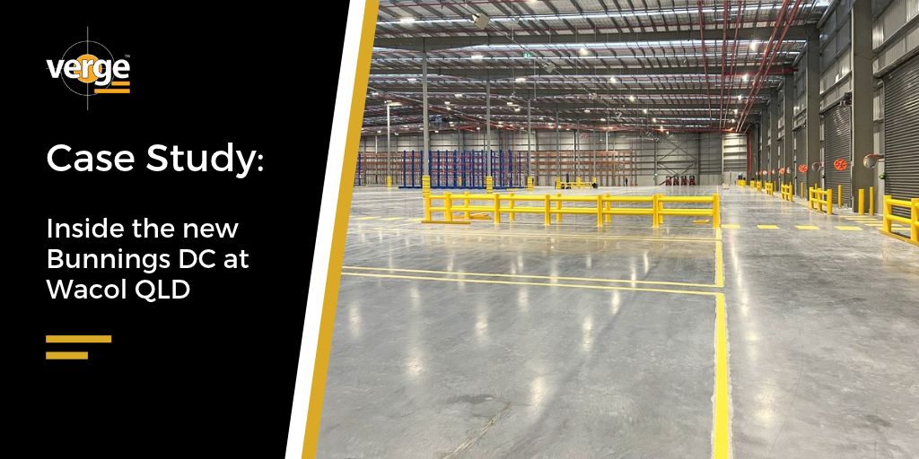 Bunnings distribution centre interior at Wacol, Queensland