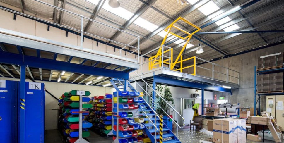 DV201 Verge Rollover Gate. Mezzanine safety gate. pallet gate. SYDNEY