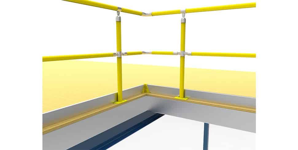 kickplate safety barrier